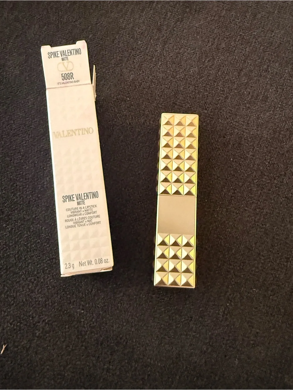 Spike Valentino Buttery Matte Lipstick in Its Valentino Baby